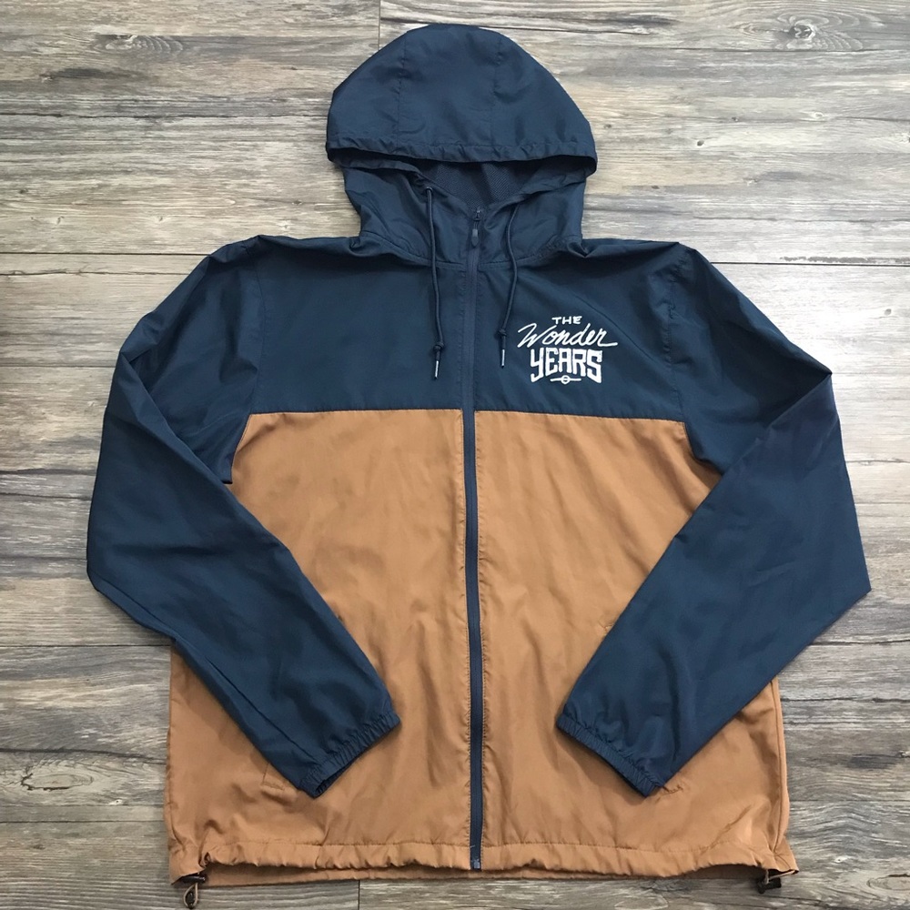 The Wonder Years Sister Cities Wind Breaker Jacket Mens Sz XL